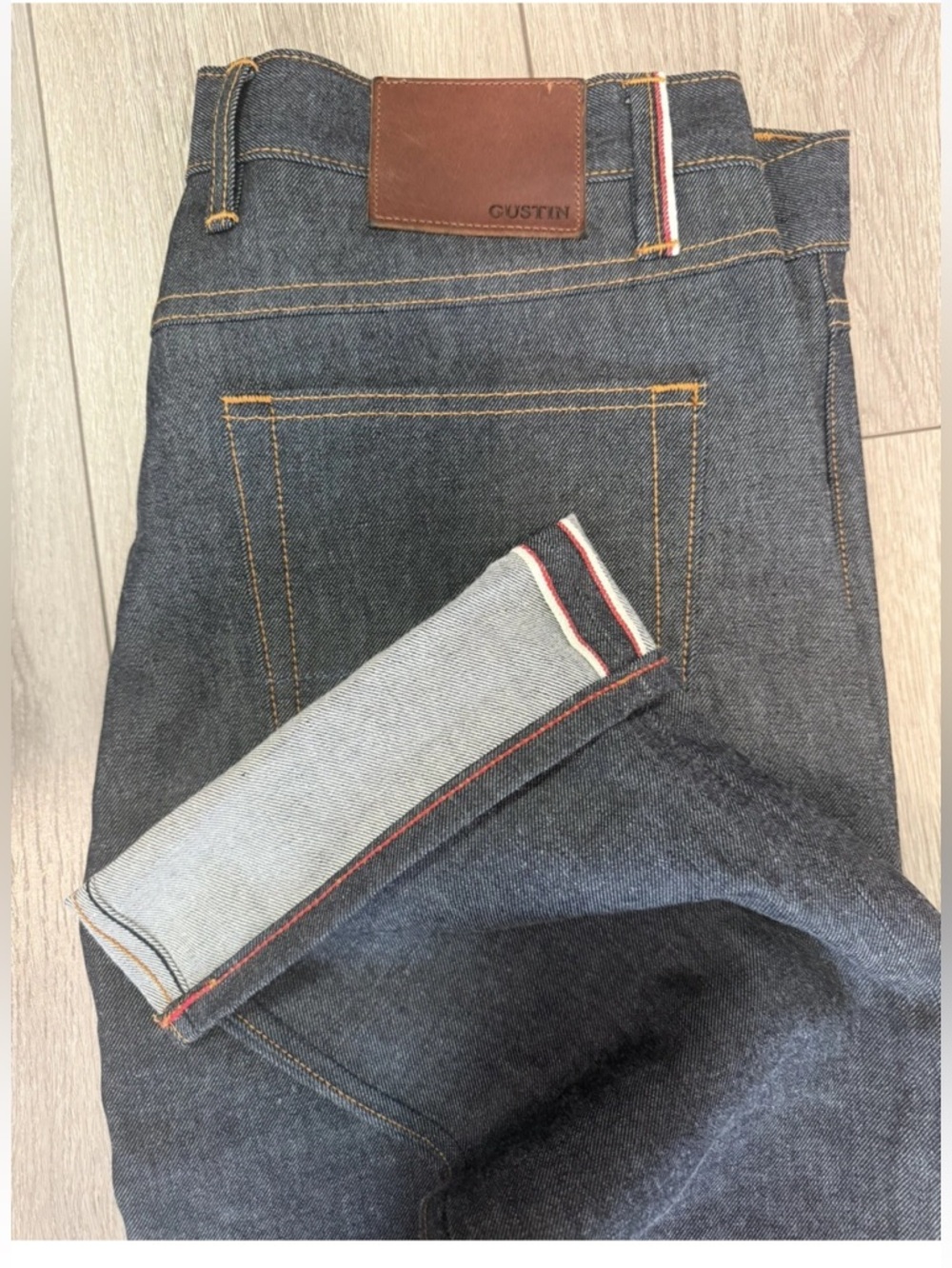 Gustin selvage jeans raw